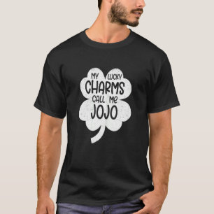 Womens My Lucky Charms Call Me Jojo St Patricks Da T-Shirt