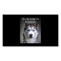 Womens My Name Is Stopthat Funny Hyper Siberian