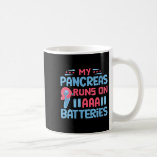 Womens My Pancreas Runs On Aaa Batteries V-neck  Coffee Mug