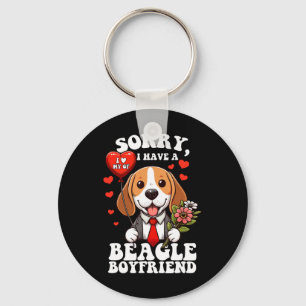 Women's My Valentine Has Paws Valentine Hearts Bea Key Ring