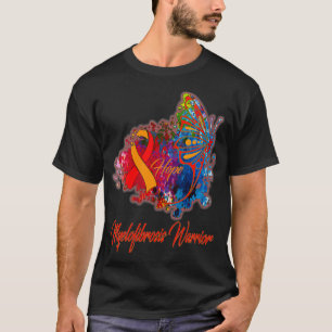 Womens Myelofibrosis Awareness VNeck  T-Shirt