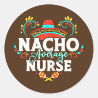 Womens Nacho Average Nurse Cinco De Mayo Mexican
