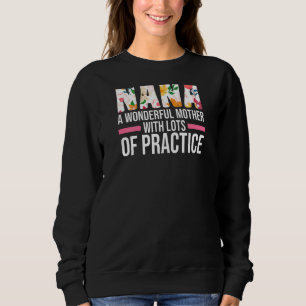 Womens Nana A Wonderful Mother Grandma Sweatshirt