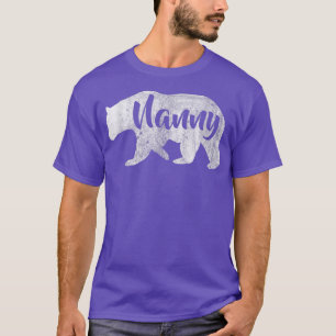 Women's Nanny Bear Awesome Camping T-Shirt
