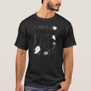 Womens Nanny Of The Spooky One First Birthday Boy T-Shirt