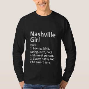 Womens Nashville Girl Ga Georgia Funny City Home R T-Shirt