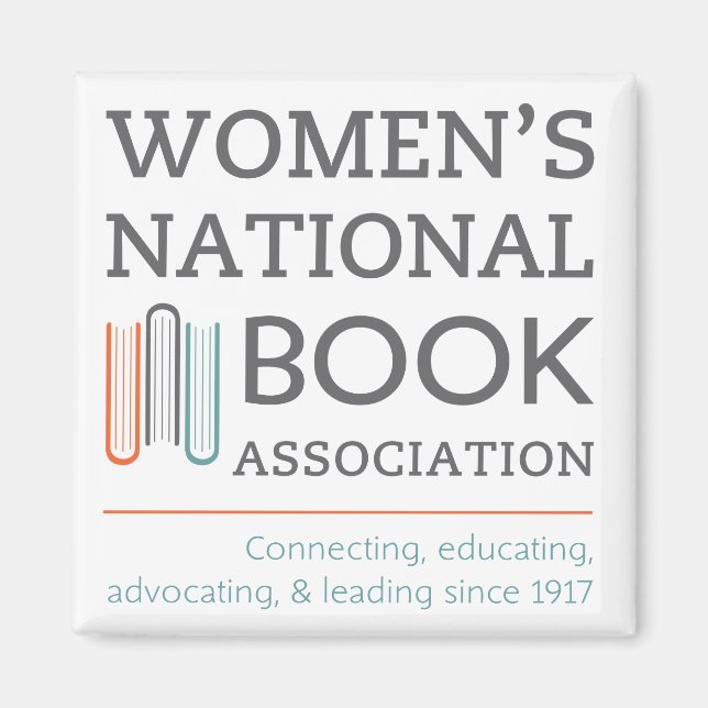 Women's National Book Association logo magnet (Front)