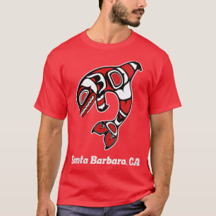 Womens Native American Santa Barbara CA Tribal Orc T-Shirt