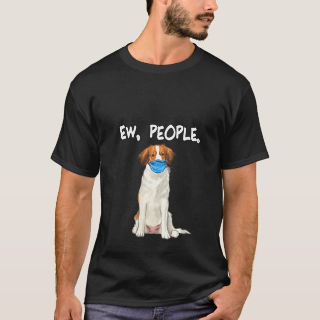 Womens Nederlandse Kooikerhondje Ew People Dog Wea T-Shirt (Front)