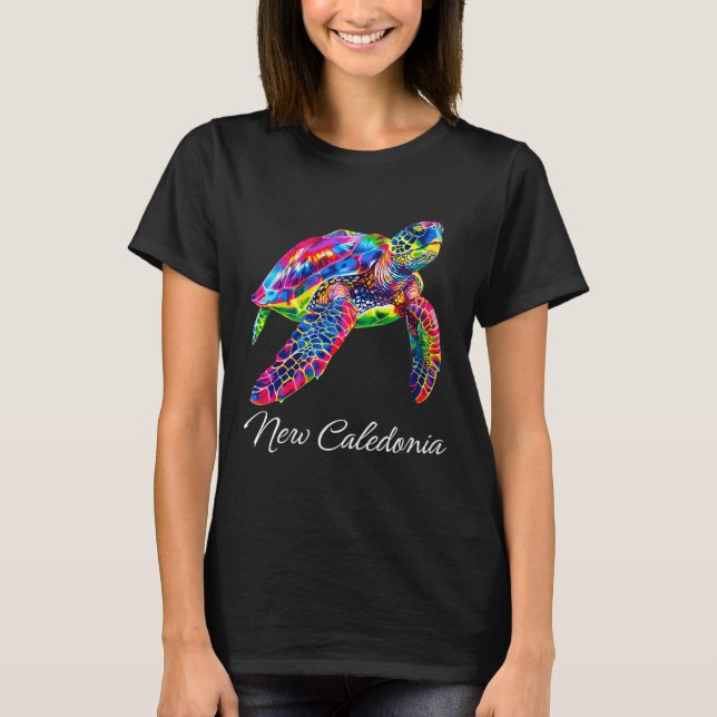 Womens New Caledonia V-neck  T-Shirt (Front)