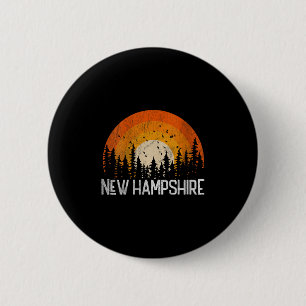 Womens New Hampshire - Vintage Men Women 70s 80s O 6 Cm Round Badge