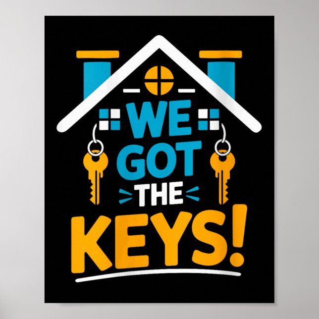 Womens New Homeowner Housewarming Party Matching W Poster (Front)