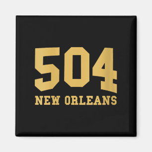 Womens New Orleans Area Code 504 - Hometown Pride Magnet
