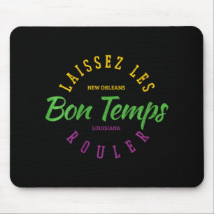 Womens New Orleans Louisiana Mardi Gras Usa Souven Mouse Pad