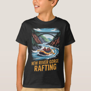 Womens New River Gorge Rafting Whitewater Kayak Ou T-Shirt