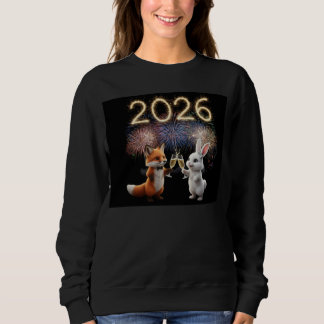  Women's new year celebration Sweat Shirt AI Used