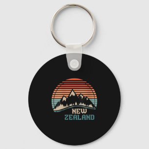 Womens New Zealand Mountain Hiking Gift New Zealan Key Ring