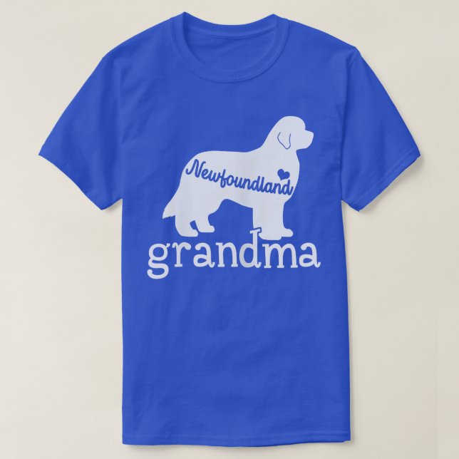 Womens Newfoundland Grandma Gifts Cute Newfoundlan T-Shirt (Design Front)