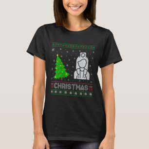 Womens Nicu Nurse Xmas Tree Lighting Ugly Christma T-Shirt