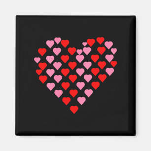 Women's Nk And Red Hearts Lovers Funny Valentine’s Magnet