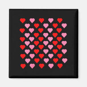 Women's Nk And Red Hearts Lovers Funny Valentine’s Magnet