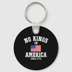 Womens No Kings In America Since 1776 4th Of July Key Ring