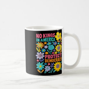 Womens No Kings In America We The People Retro Boh Coffee Mug
