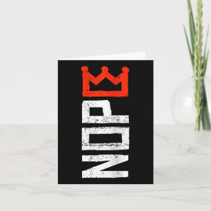 Womens No Kings Protest Sign Vertical Nope V-neck  Card