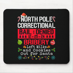 Womens North Pole Correctional Bribery Left Milk C Mouse Pad