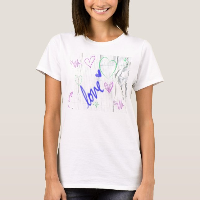 Women's Notebook Love T-Shirt (Front)