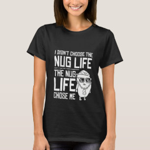 Womens Nug Life Chicken Tender Nugget T-Shirt