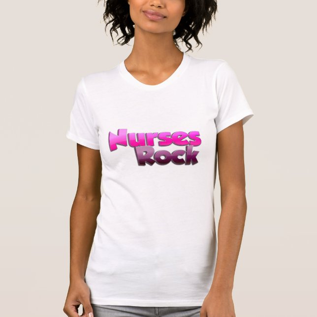 Women's Nurses Rock Shirt (Front)