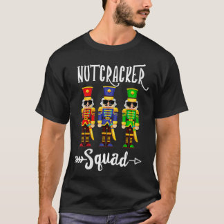 Womens Nutcracker Squad, Funny Christmas Nutcracke T-Shirt