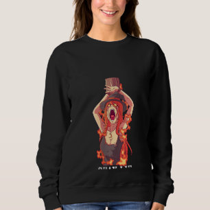 Womens Occult Stay Lit Satan Devil Hell Unholy Ant Sweatshirt