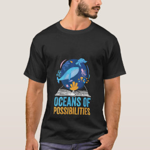 Womens Oceans Of Possibilities Summer Reading 2022 T-Shirt