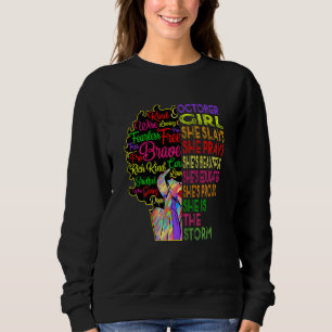 Womens October Birthday Girls October Girl She Sl Sweatshirt