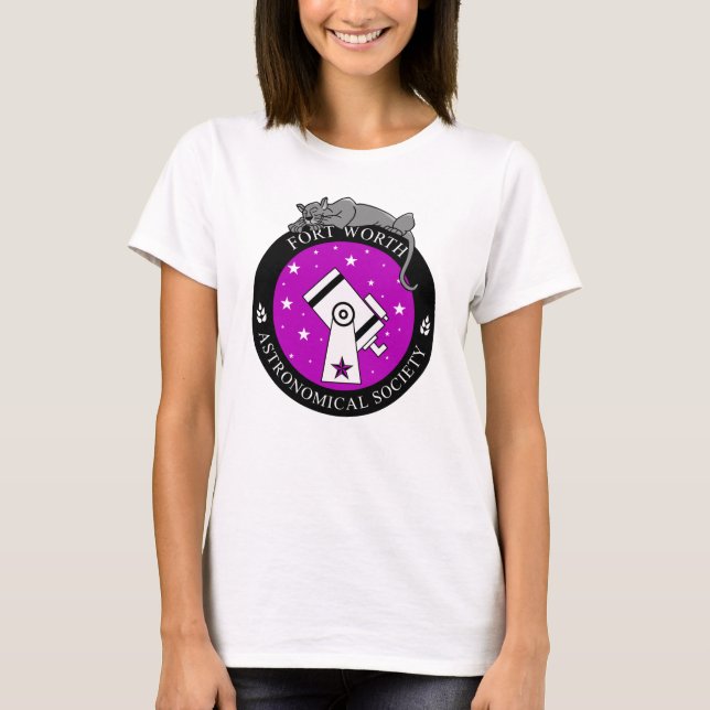 Women's Official Large Logo Shirt White (Front)