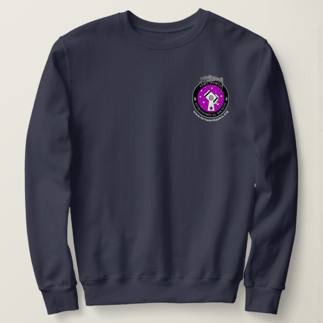 Women's Official Small Logo Sweatshirt Navy (Design Front)