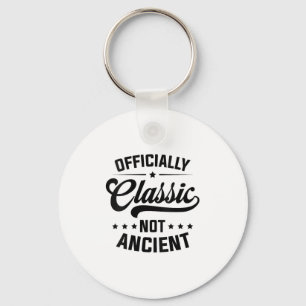 Womens Officially Clic, Not Ancient V-neck Key Ring