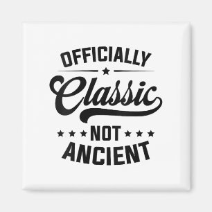 Womens Officially Clic, Not Ancient V-neck Magnet