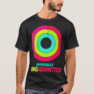 Womens Officially Ring Addicted Apple Watch Fitnes T-Shirt
