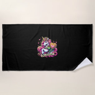 Womens Oktoberfest Unicorn Girls Tank Top Beach Towel