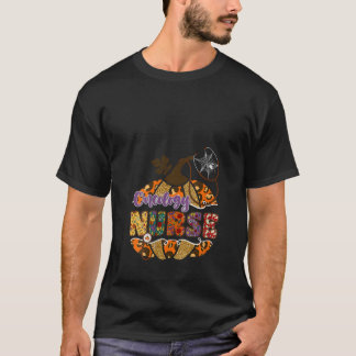 Womens Oncology Nurse Stethoscope Nursing Hallowee T-Shirt