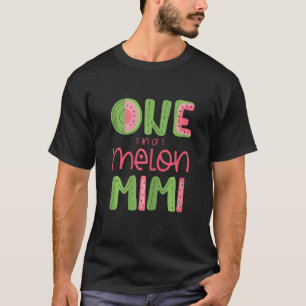Womens One In A Melon Mimi Cute Watermelon First B T-Shirt