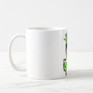 Womens One Lucky Teacher Funny St Patricks Day Mes Coffee Mug