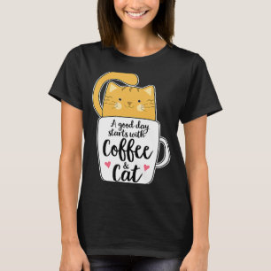 Womens Orange Cat Coffee Mug Cat T-Shirt