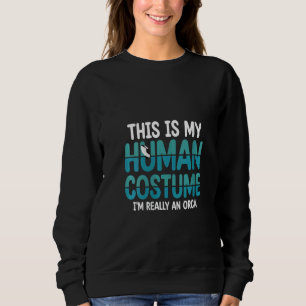 Womens Orca Graphic For Women Men Kids Orca V N Sweatshirt