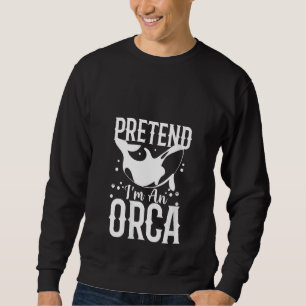 Womens  Orca  Graphic For Women Men Kids Whale V N Sweatshirt