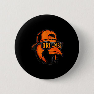 Women's oriole name retro vintage for men women 6 cm round badge
