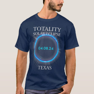 Womens otal Solar Eclipse 2024 exas 04 T-Shirt
